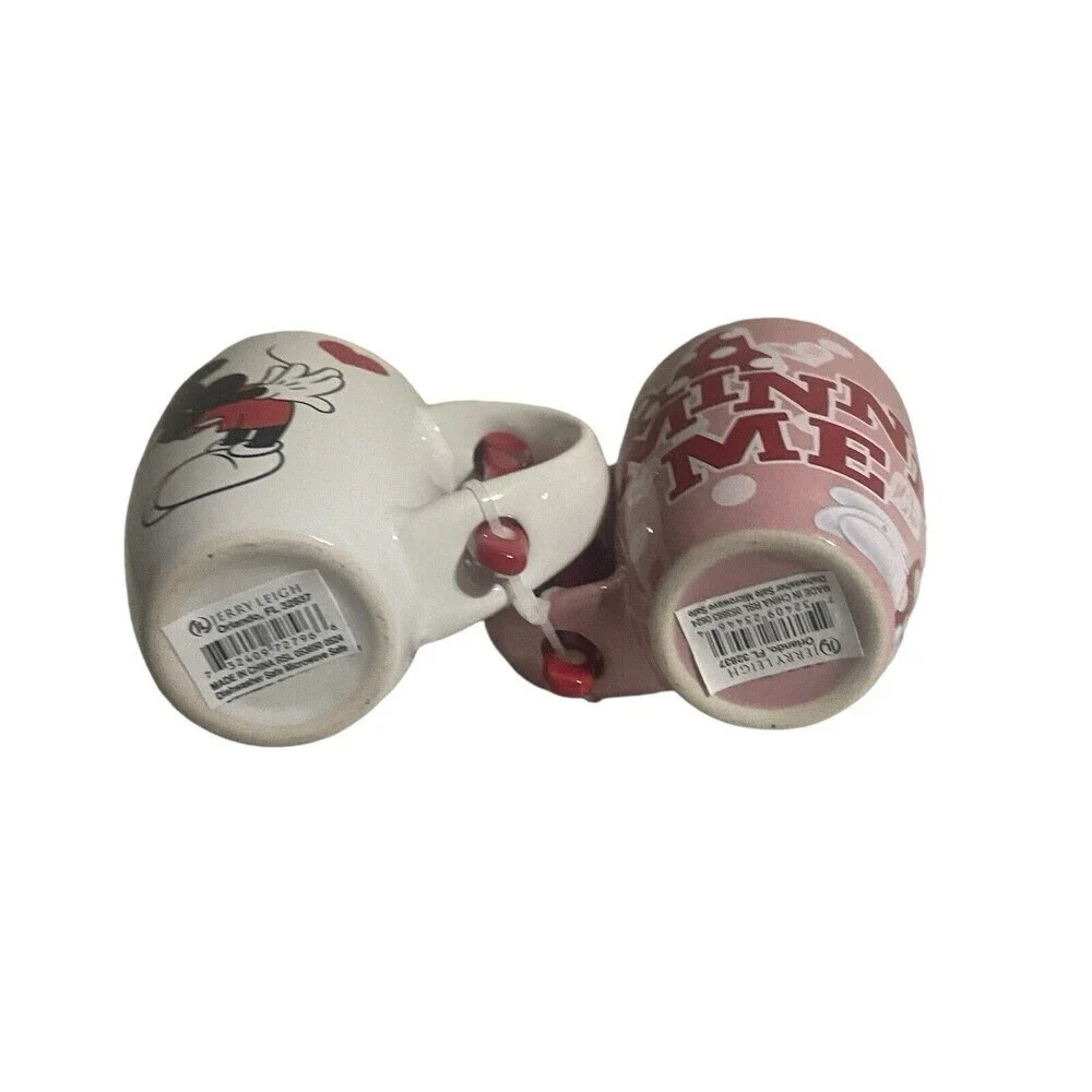 Minnie Mouse Espresso/Coffee Cup with spoon And Mickey Set Of 2